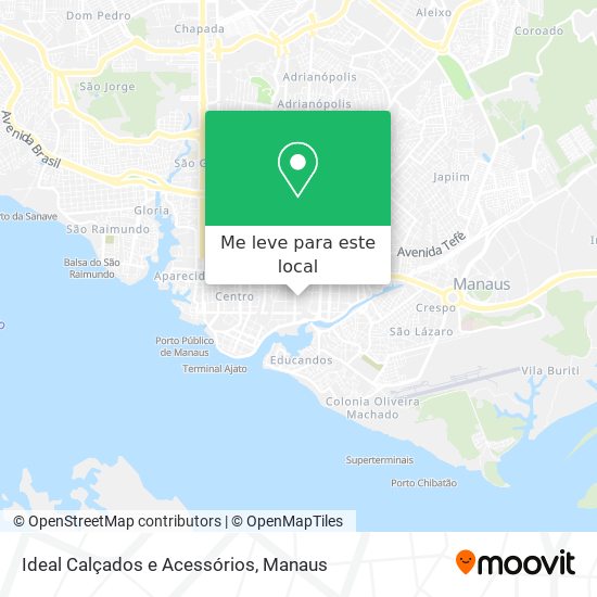 Ideal Calçados e Acessórios mapa