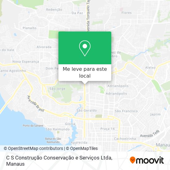 C S Construção Conservação e Serviços Ltda mapa