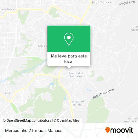 Mercadinho 2 Irmaos mapa