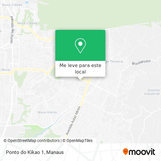Ponto do Kikao 1 mapa
