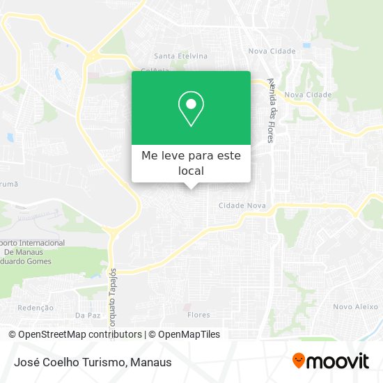José Coelho Turismo mapa