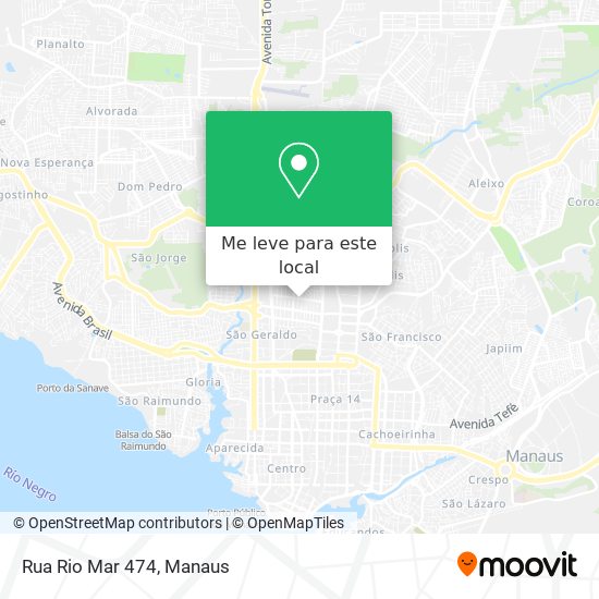 Rua Rio Mar 474 mapa