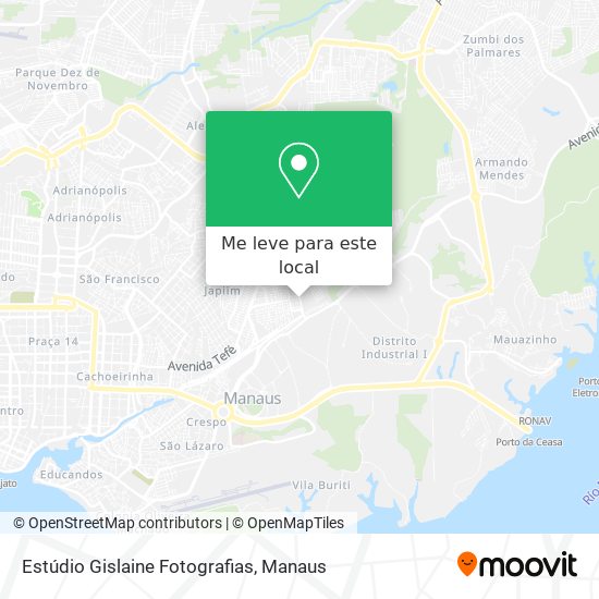 Estúdio Gislaine Fotografias mapa