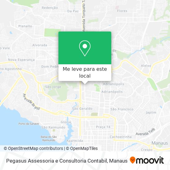 Pegasus Assessoria e Consultoria Contabil mapa