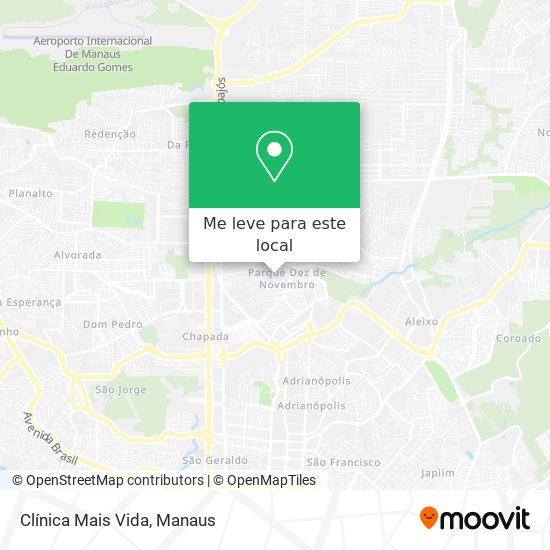 Clínica Mais Vida mapa