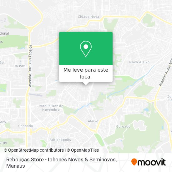 Rebouças Store - Iphones Novos & Seminovos mapa