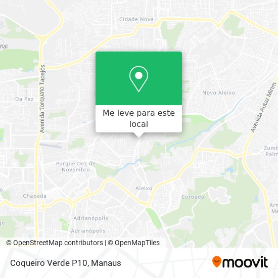 Coqueiro Verde P10 mapa
