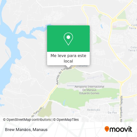 Brew Manáos mapa