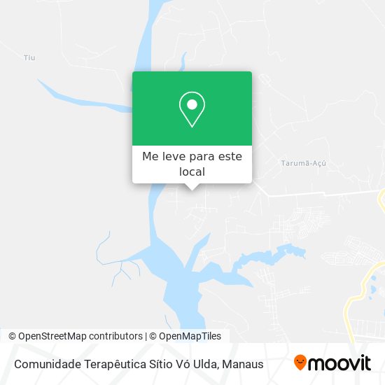 Comunidade Terapêutica Sítio Vó Ulda mapa