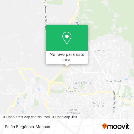 Salão Elegância mapa
