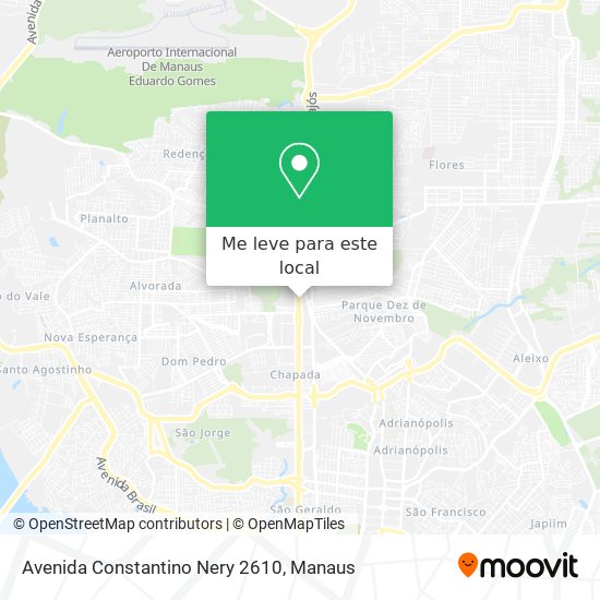 Avenida Constantino Nery 2610 mapa