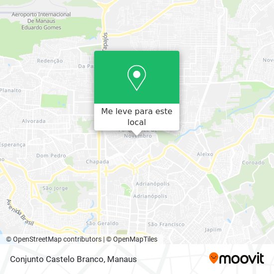 Conjunto Castelo Branco mapa
