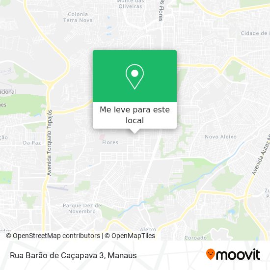 Rua Barão de Caçapava 3 mapa