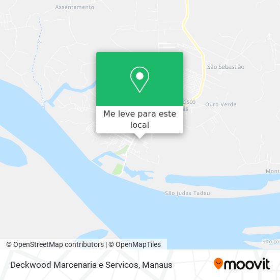 Deckwood Marcenaria e Servicos mapa