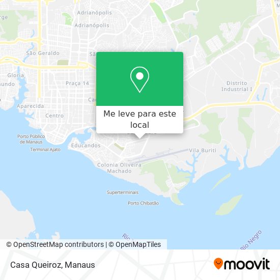 Casa Queiroz mapa