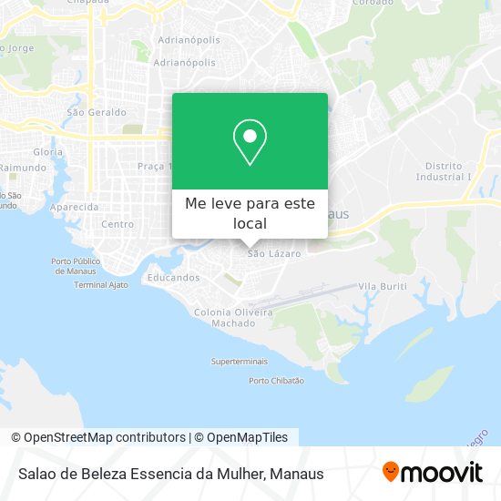 Salao de Beleza Essencia da Mulher mapa