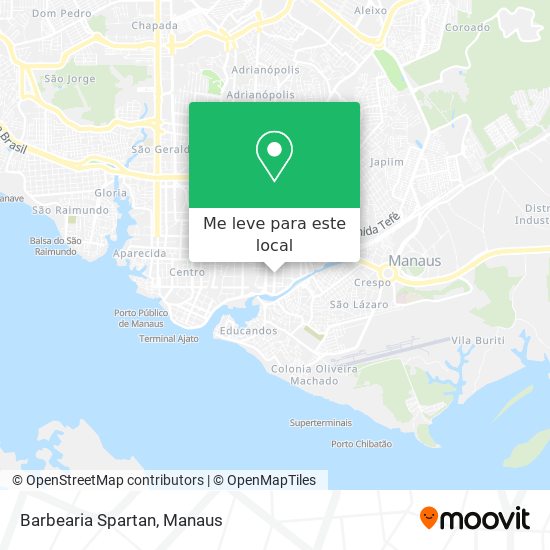 Barbearia Spartan mapa