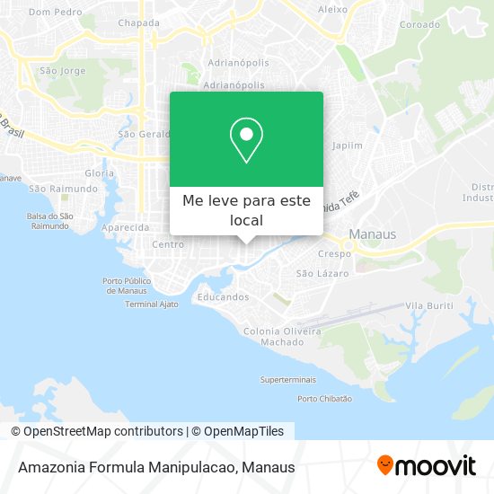 Amazonia Formula Manipulacao mapa