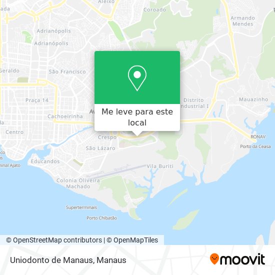 Uniodonto de Manaus mapa