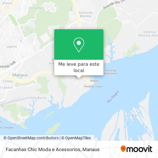 Facanhas Chic Moda e Acessorios mapa