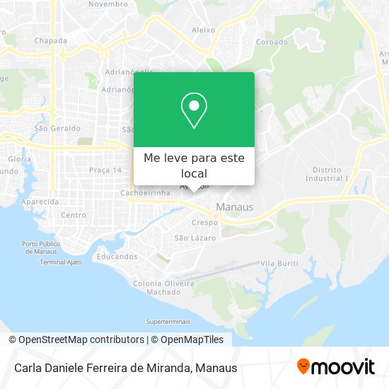 Carla Daniele Ferreira de Miranda mapa