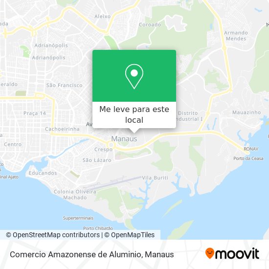 Comercio Amazonense de Aluminio mapa