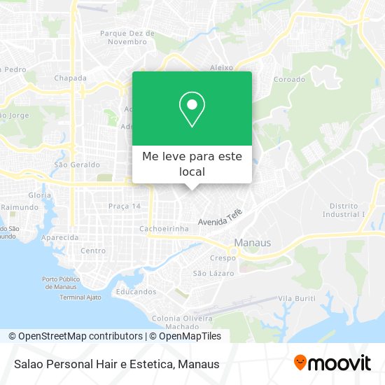 Salao Personal Hair e Estetica mapa