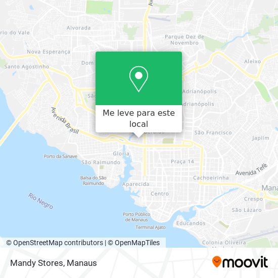 Mandy Stores mapa