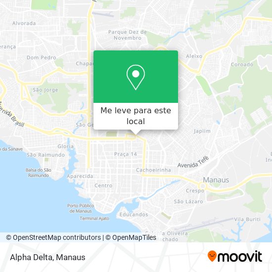 Alpha Delta mapa