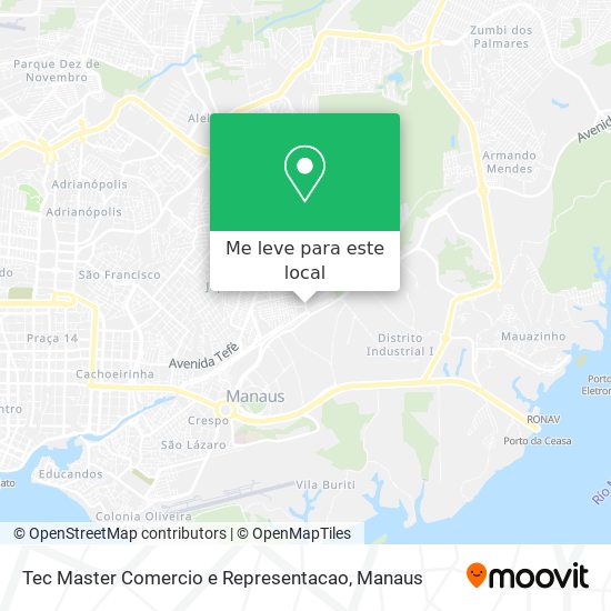 Tec Master Comercio e Representacao mapa