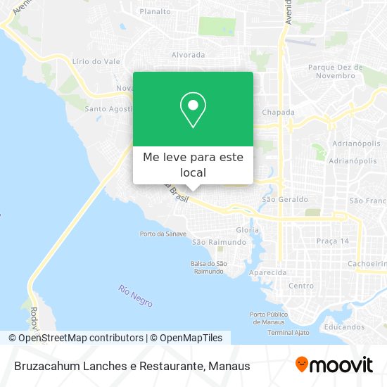 Bruzacahum Lanches e Restaurante mapa