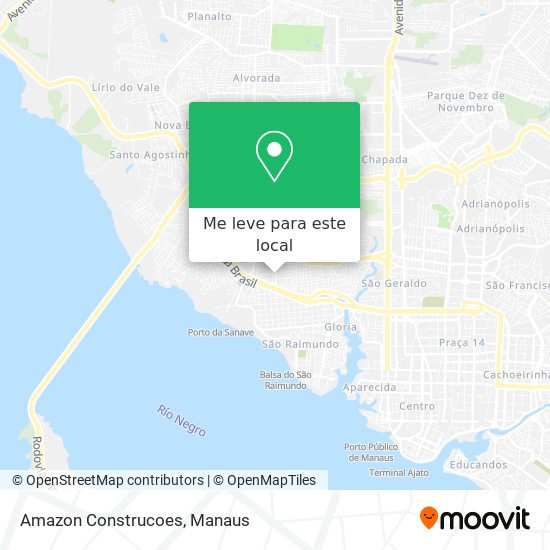 Amazon Construcoes mapa