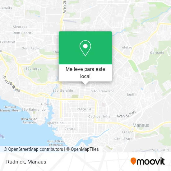 Rudnick mapa