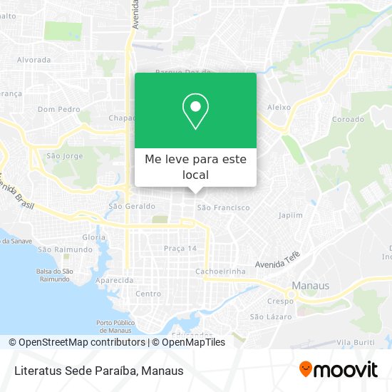 Literatus Sede Paraíba mapa