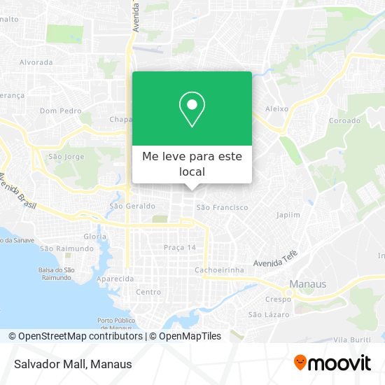 Salvador Mall mapa