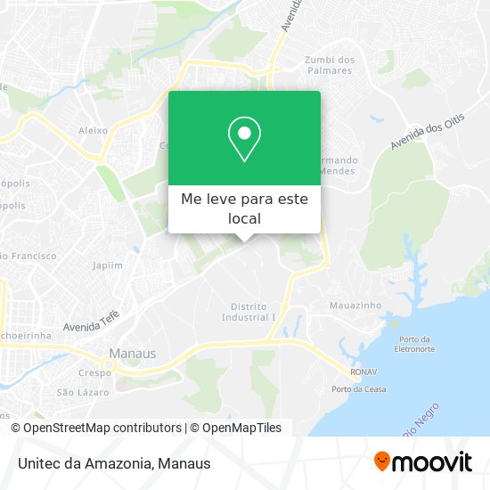 Unitec da Amazonia mapa