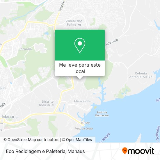 Eco Reciclagem e Paleteria mapa