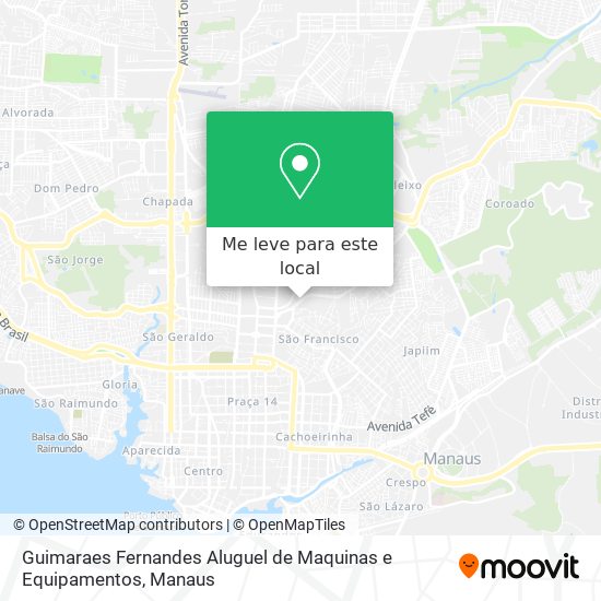 Guimaraes Fernandes Aluguel de Maquinas e Equipamentos mapa