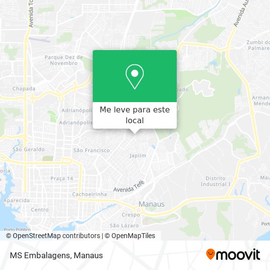 MS Embalagens mapa