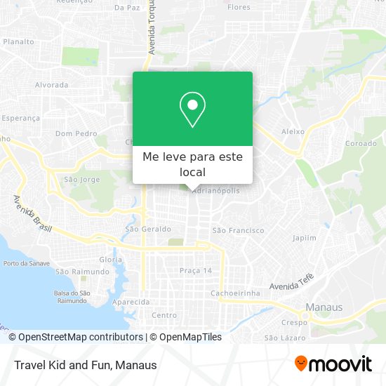 Travel Kid and Fun mapa