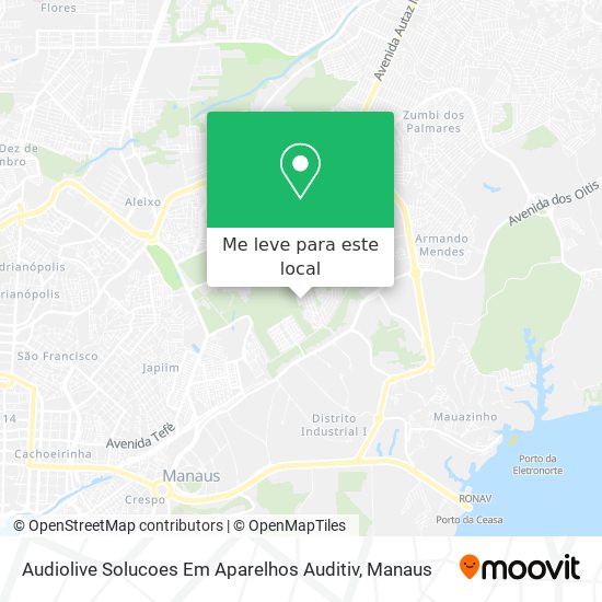 Audiolive Solucoes Em Aparelhos Auditiv mapa