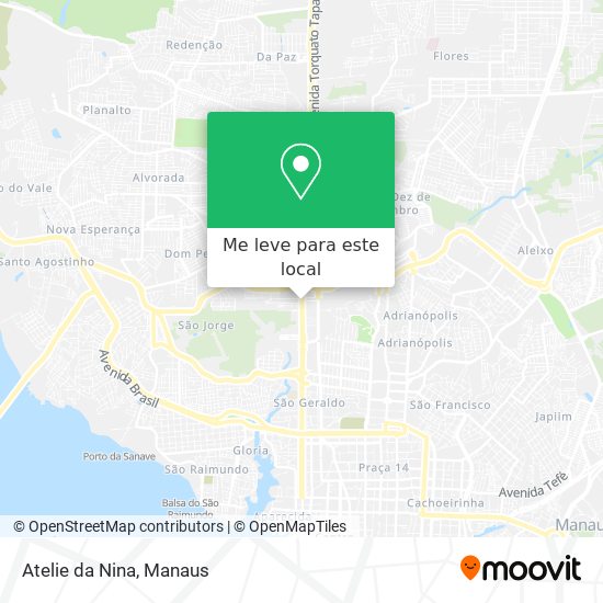 Atelie da Nina mapa