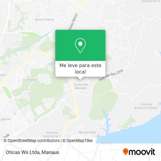 Oticas Ws Ltda mapa