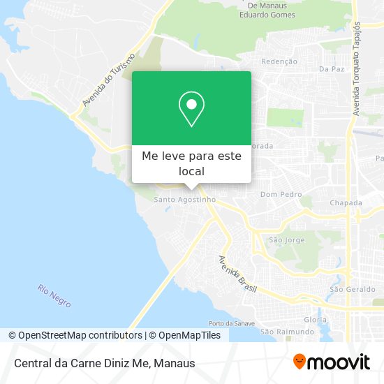 Central da Carne Diniz Me mapa