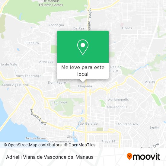 Adrielli Viana de Vasconcelos mapa