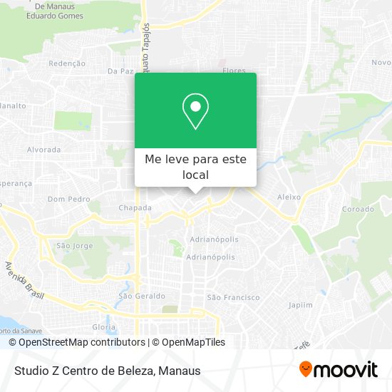 Studio Z Centro de Beleza mapa