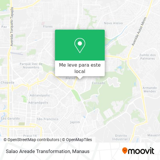 Salao Areade Transformation mapa