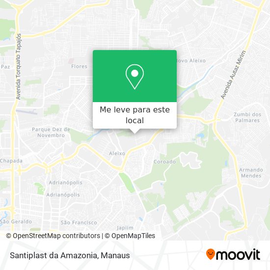 Santiplast da Amazonia mapa