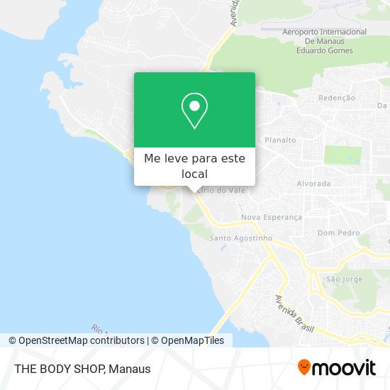 THE BODY SHOP mapa