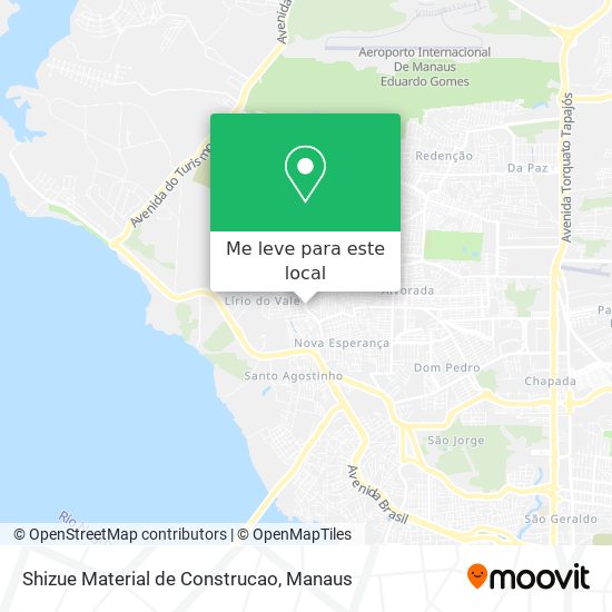 Shizue Material de Construcao mapa